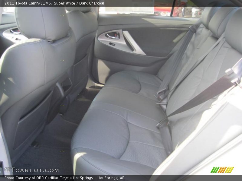 Super White / Dark Charcoal 2011 Toyota Camry SE V6