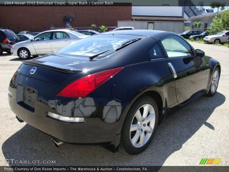Super Black / Carbon Black 2004 Nissan 350Z Enthusiast Coupe