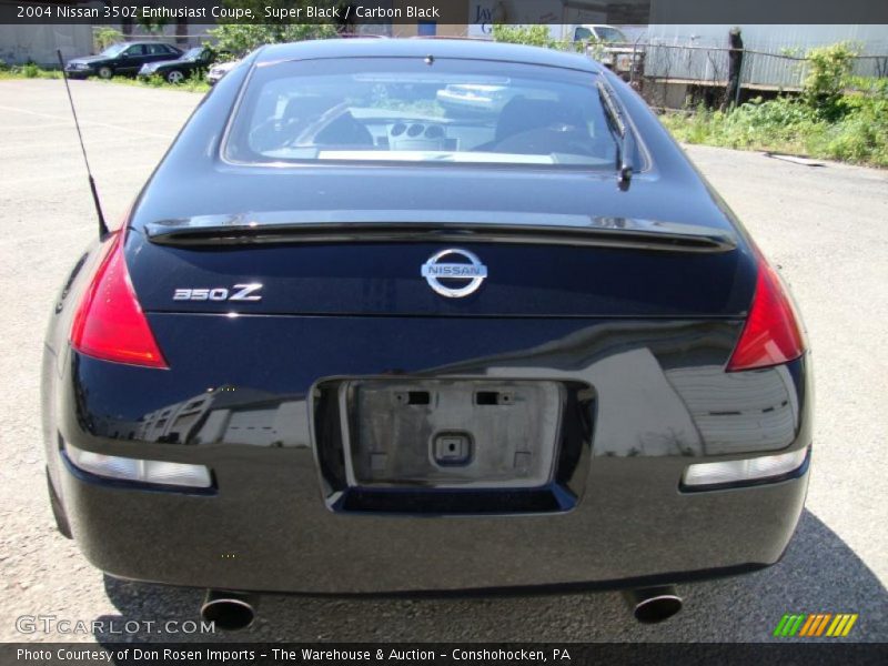 Super Black / Carbon Black 2004 Nissan 350Z Enthusiast Coupe