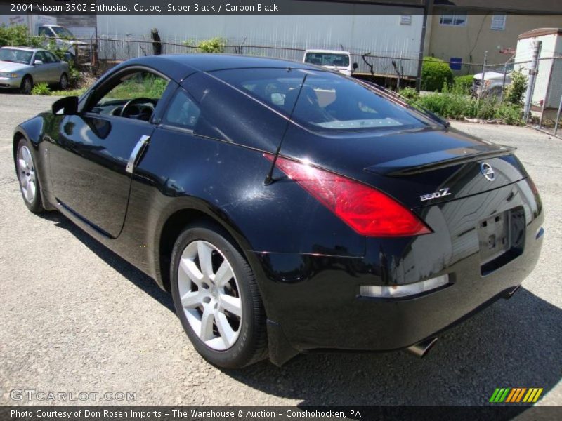 Super Black / Carbon Black 2004 Nissan 350Z Enthusiast Coupe