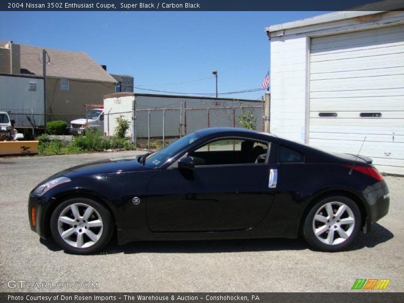 Super Black / Carbon Black 2004 Nissan 350Z Enthusiast Coupe
