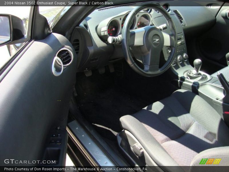 Super Black / Carbon Black 2004 Nissan 350Z Enthusiast Coupe