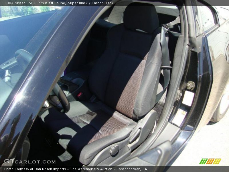 Super Black / Carbon Black 2004 Nissan 350Z Enthusiast Coupe