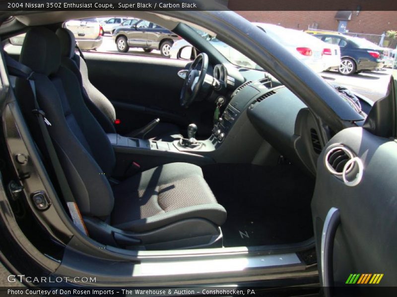 Super Black / Carbon Black 2004 Nissan 350Z Enthusiast Coupe