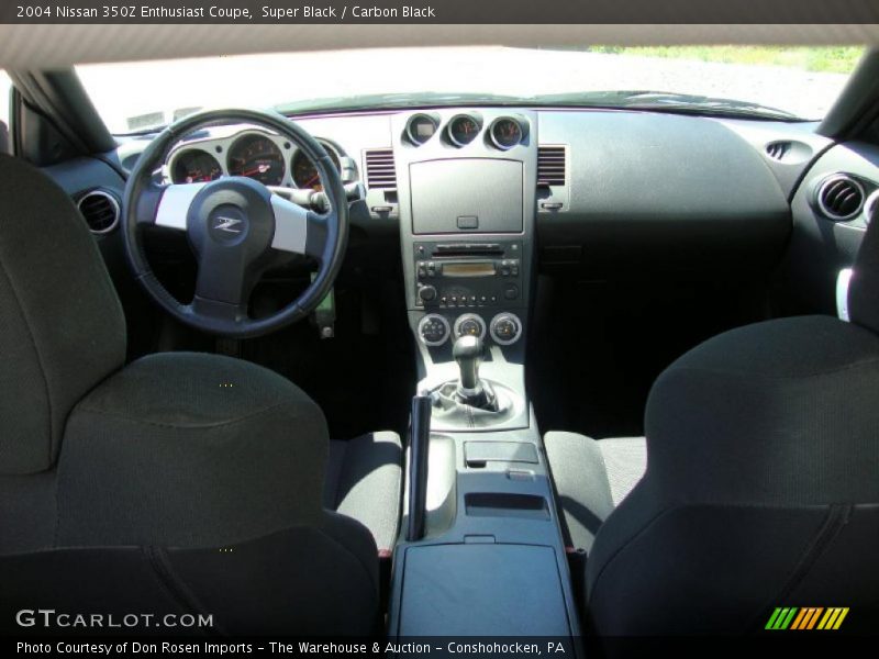 Super Black / Carbon Black 2004 Nissan 350Z Enthusiast Coupe