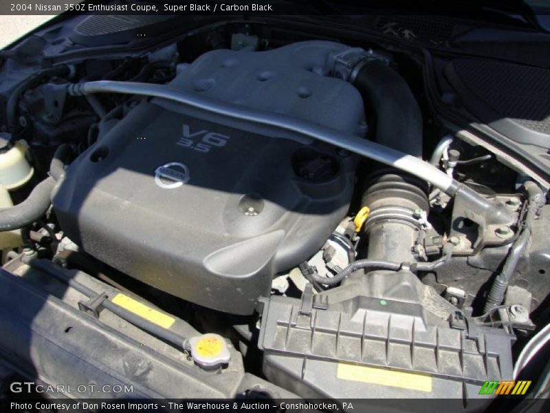 Super Black / Carbon Black 2004 Nissan 350Z Enthusiast Coupe