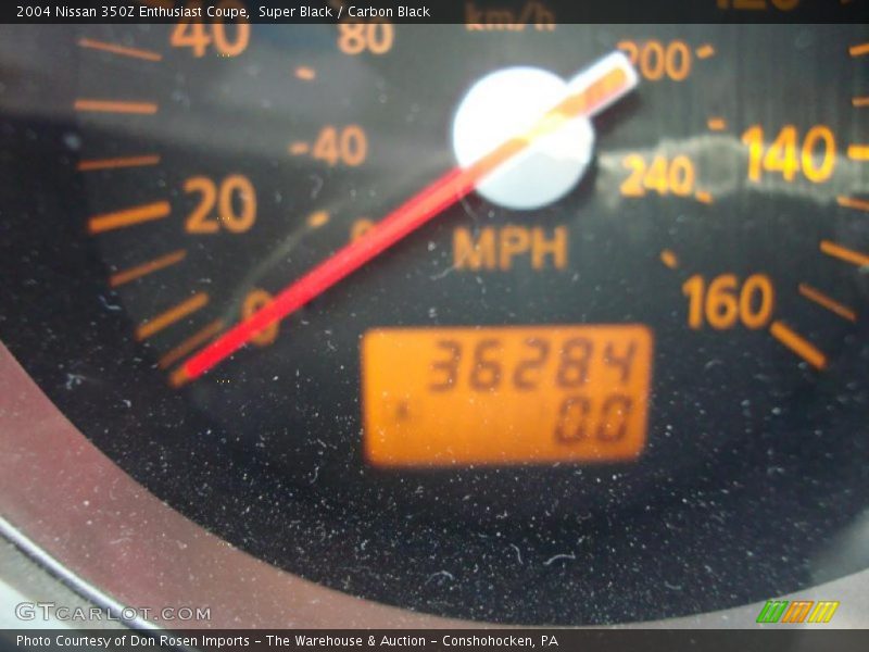 Super Black / Carbon Black 2004 Nissan 350Z Enthusiast Coupe