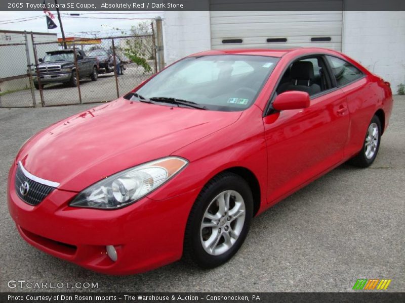 Absolutely Red / Dark Stone 2005 Toyota Solara SE Coupe