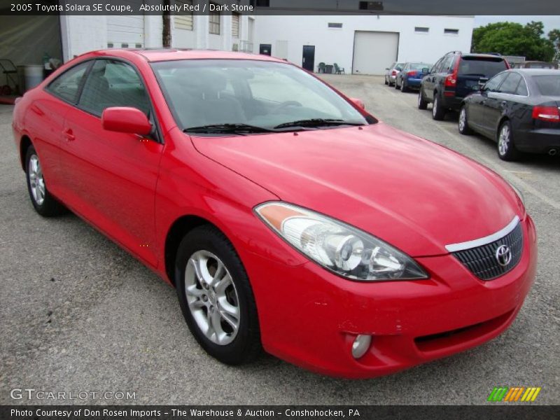 Absolutely Red / Dark Stone 2005 Toyota Solara SE Coupe