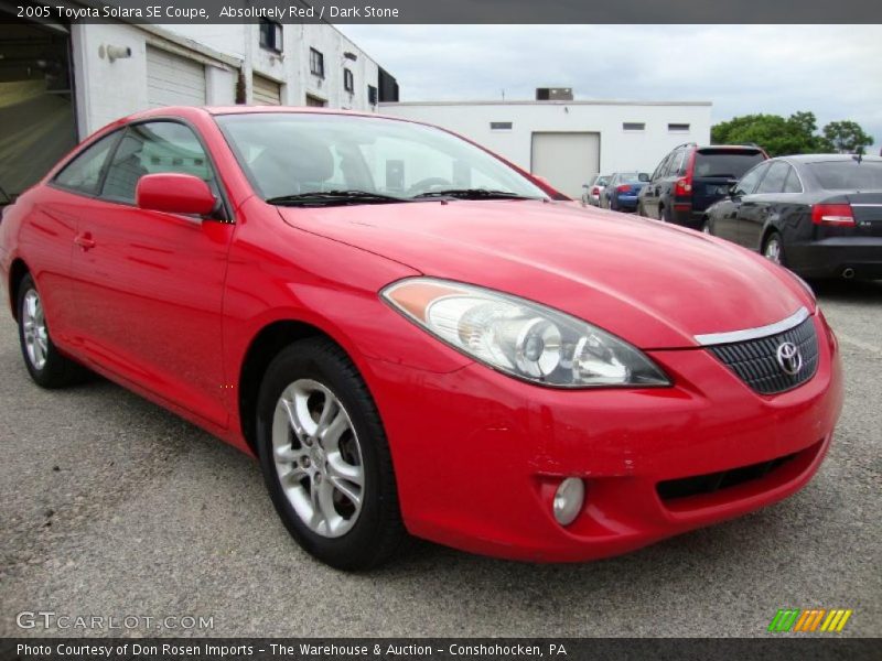 Absolutely Red / Dark Stone 2005 Toyota Solara SE Coupe