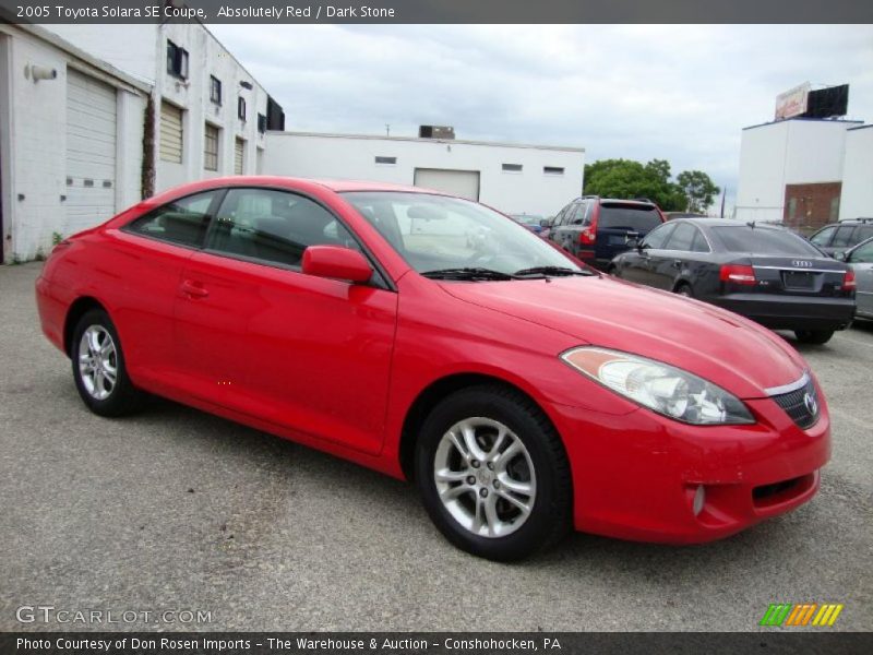 Absolutely Red / Dark Stone 2005 Toyota Solara SE Coupe