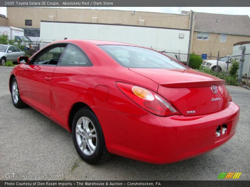Absolutely Red / Dark Stone 2005 Toyota Solara SE Coupe