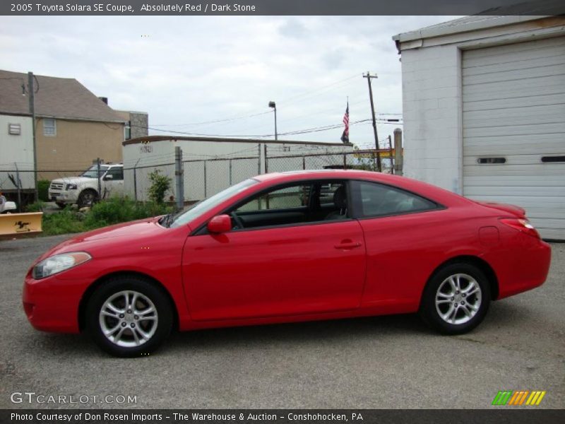 Absolutely Red / Dark Stone 2005 Toyota Solara SE Coupe