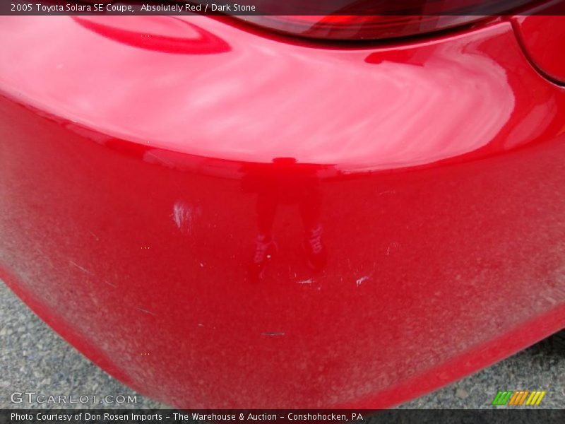 Absolutely Red / Dark Stone 2005 Toyota Solara SE Coupe