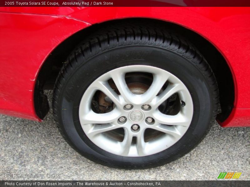 Absolutely Red / Dark Stone 2005 Toyota Solara SE Coupe