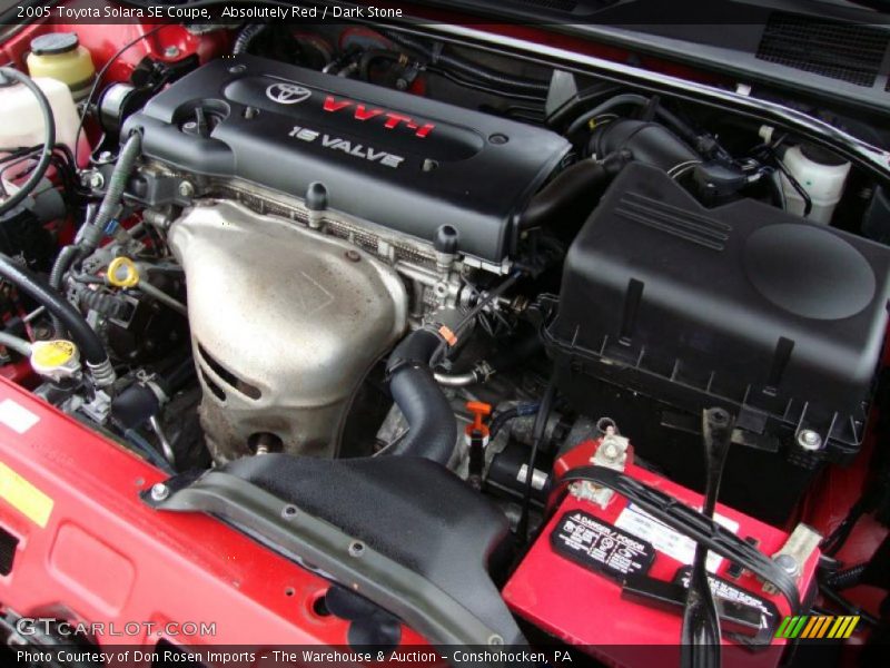Absolutely Red / Dark Stone 2005 Toyota Solara SE Coupe