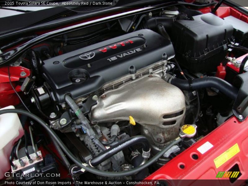 Absolutely Red / Dark Stone 2005 Toyota Solara SE Coupe