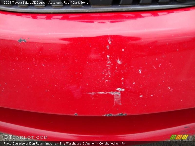 Absolutely Red / Dark Stone 2005 Toyota Solara SE Coupe