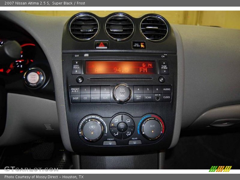 Super Black / Frost 2007 Nissan Altima 2.5 S
