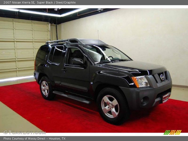 Super Black / Steel/Graphite 2007 Nissan Xterra SE