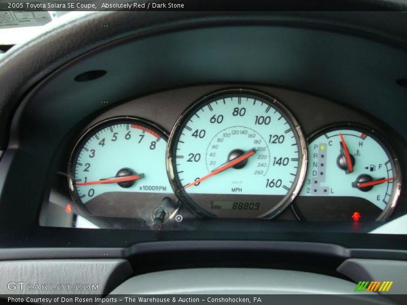 Absolutely Red / Dark Stone 2005 Toyota Solara SE Coupe