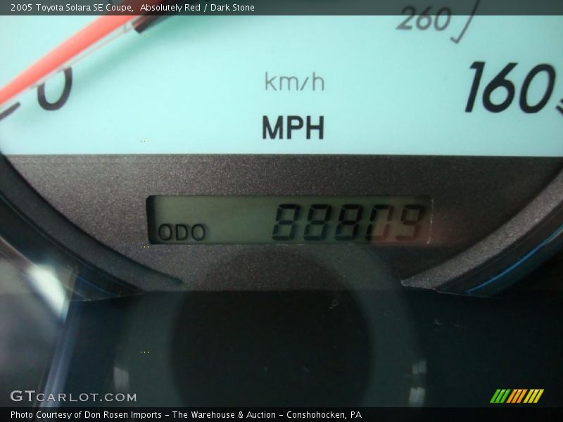 Absolutely Red / Dark Stone 2005 Toyota Solara SE Coupe