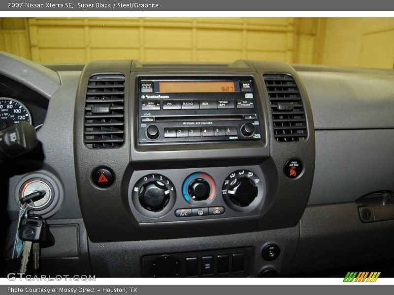 Super Black / Steel/Graphite 2007 Nissan Xterra SE