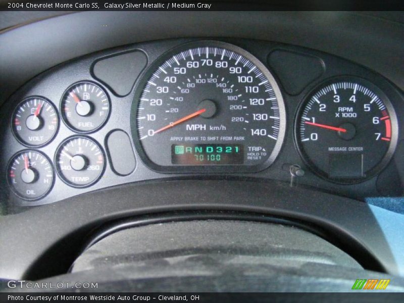 Galaxy Silver Metallic / Medium Gray 2004 Chevrolet Monte Carlo SS