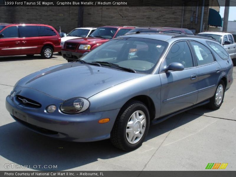 Graphite Blue Metallic / Medium Graphite 1999 Ford Taurus SE Wagon