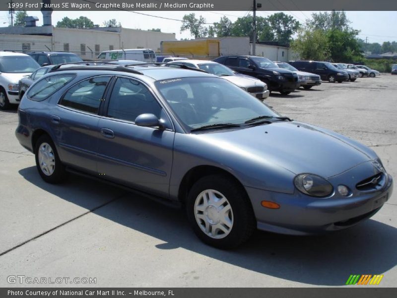 Graphite Blue Metallic / Medium Graphite 1999 Ford Taurus SE Wagon