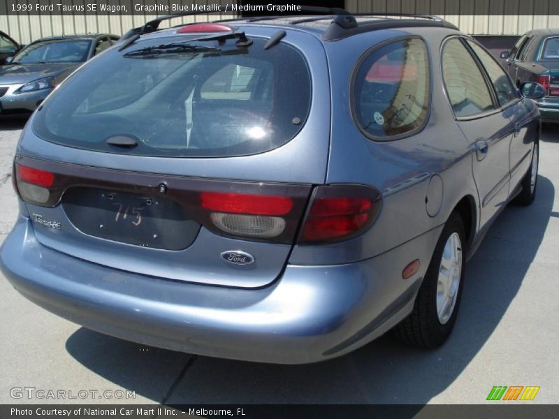 Graphite Blue Metallic / Medium Graphite 1999 Ford Taurus SE Wagon