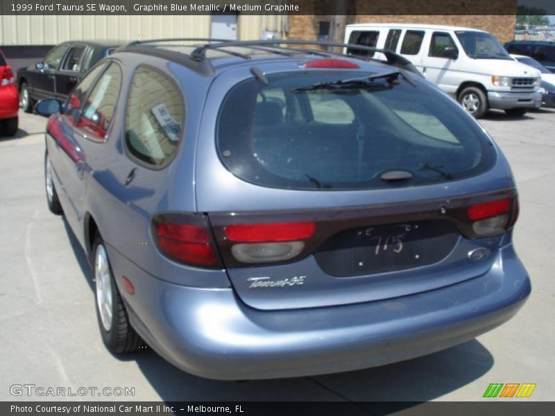 Graphite Blue Metallic / Medium Graphite 1999 Ford Taurus SE Wagon