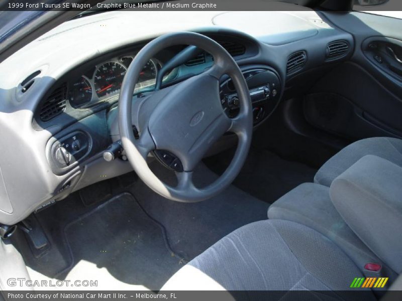 Graphite Blue Metallic / Medium Graphite 1999 Ford Taurus SE Wagon
