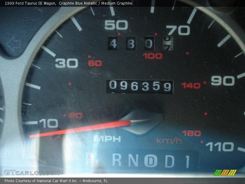 Graphite Blue Metallic / Medium Graphite 1999 Ford Taurus SE Wagon