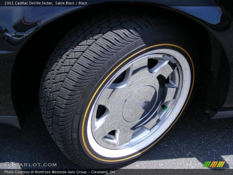 Sable Black / Black 2001 Cadillac DeVille Sedan
