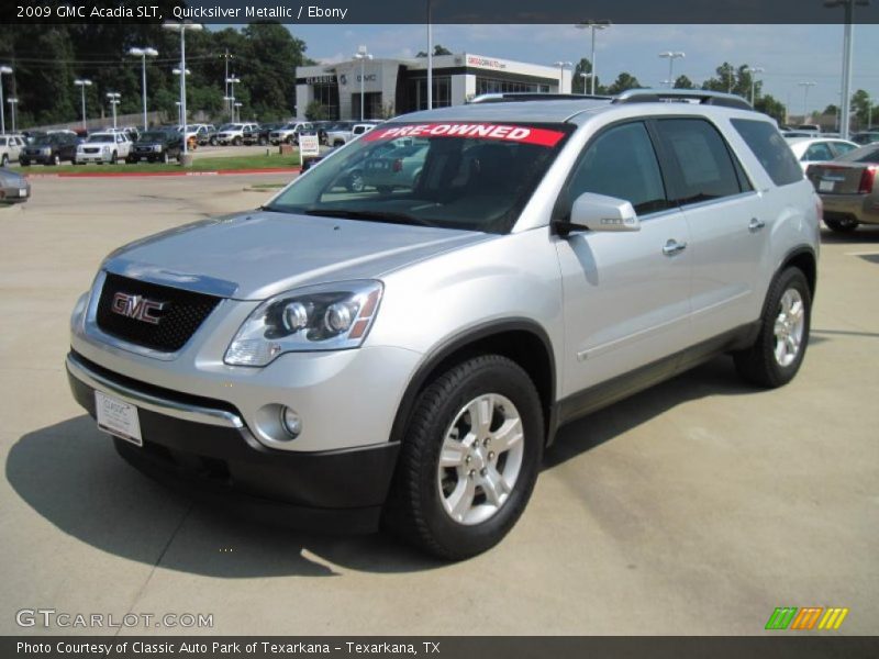 Quicksilver Metallic / Ebony 2009 GMC Acadia SLT