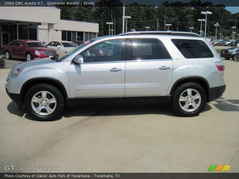 Quicksilver Metallic / Ebony 2009 GMC Acadia SLT