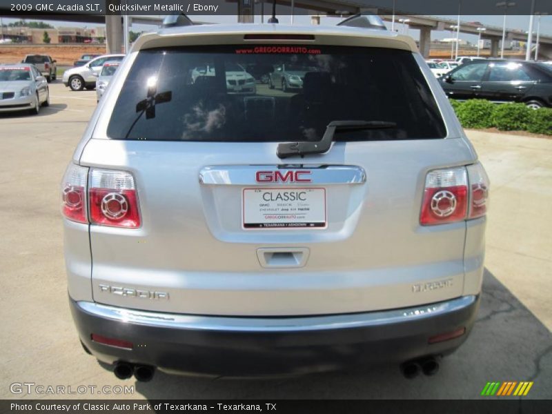 Quicksilver Metallic / Ebony 2009 GMC Acadia SLT