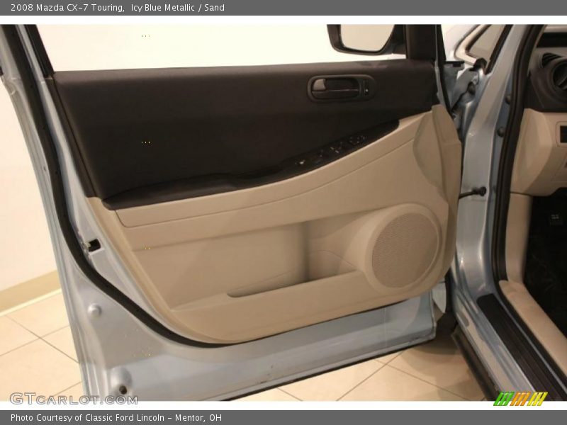 Icy Blue Metallic / Sand 2008 Mazda CX-7 Touring