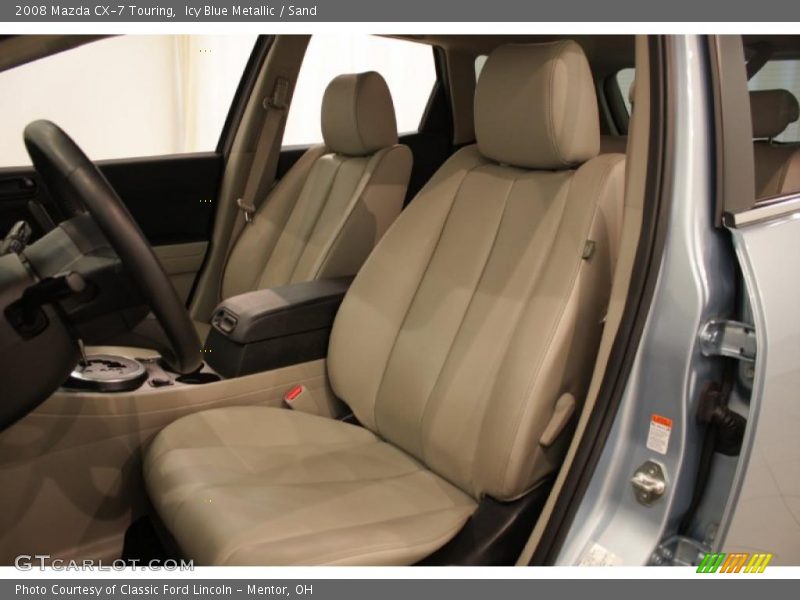 Icy Blue Metallic / Sand 2008 Mazda CX-7 Touring