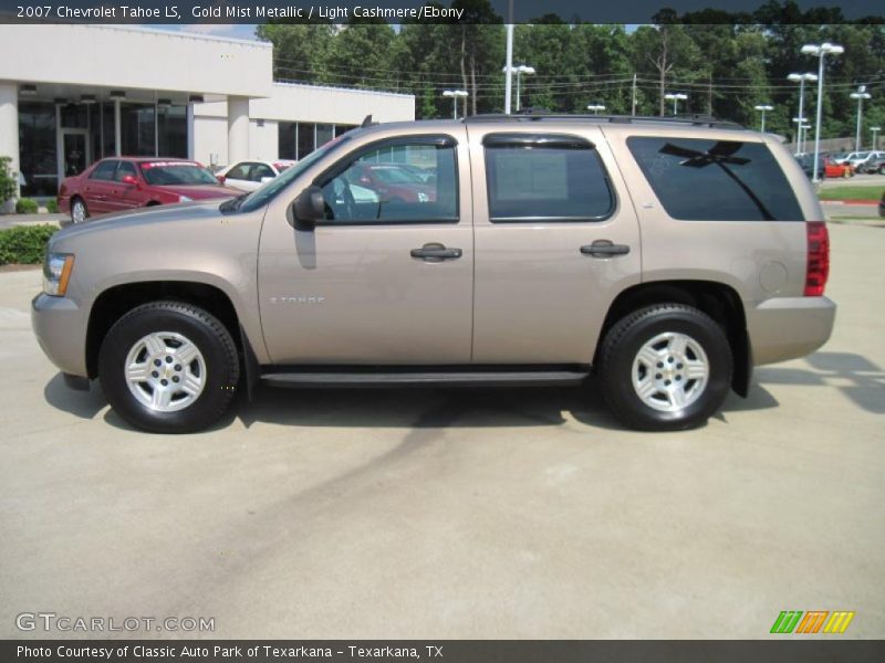 Gold Mist Metallic / Light Cashmere/Ebony 2007 Chevrolet Tahoe LS