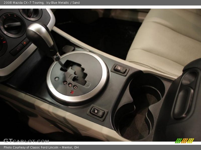 Icy Blue Metallic / Sand 2008 Mazda CX-7 Touring