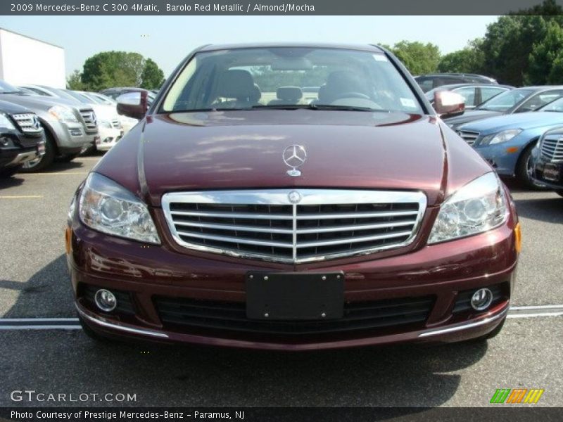 Barolo Red Metallic / Almond/Mocha 2009 Mercedes-Benz C 300 4Matic
