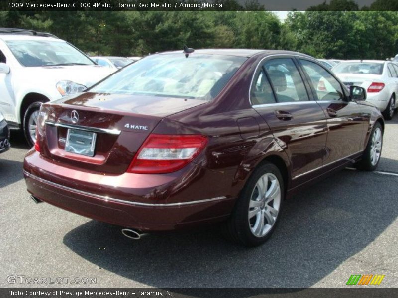 Barolo Red Metallic / Almond/Mocha 2009 Mercedes-Benz C 300 4Matic