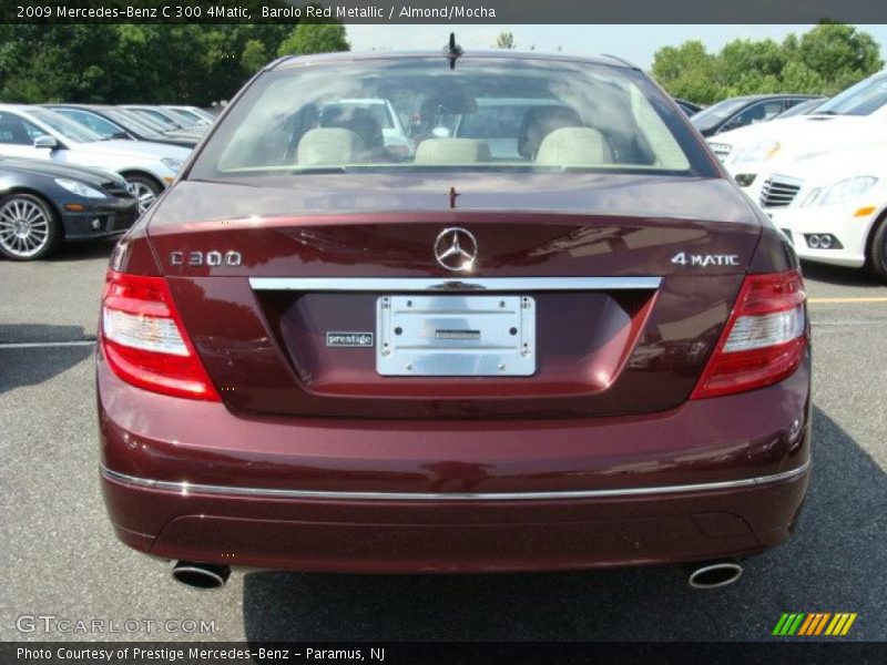 Barolo Red Metallic / Almond/Mocha 2009 Mercedes-Benz C 300 4Matic