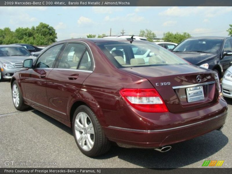 Barolo Red Metallic / Almond/Mocha 2009 Mercedes-Benz C 300 4Matic