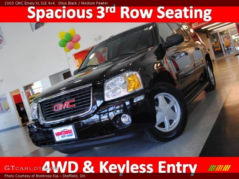Onyx Black / Medium Pewter 2003 GMC Envoy XL SLE 4x4