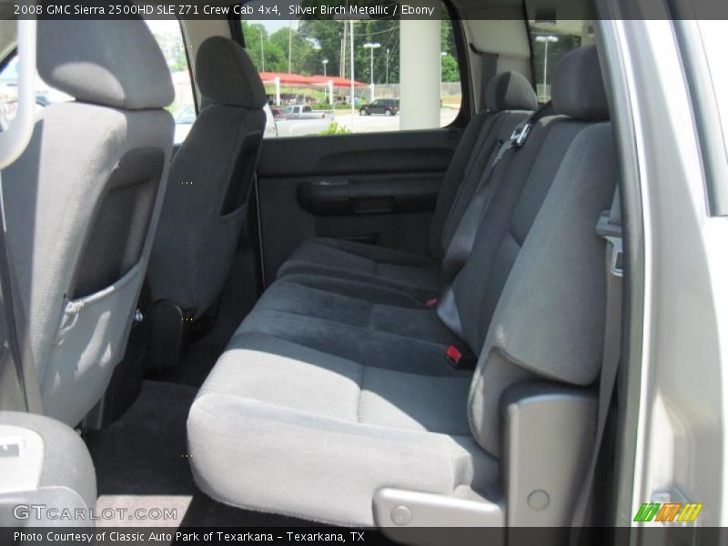 Silver Birch Metallic / Ebony 2008 GMC Sierra 2500HD SLE Z71 Crew Cab 4x4