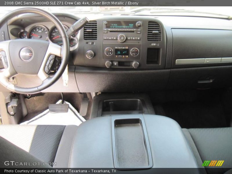 Silver Birch Metallic / Ebony 2008 GMC Sierra 2500HD SLE Z71 Crew Cab 4x4