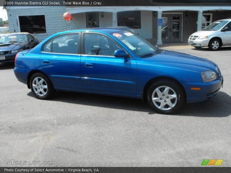 Tidal Wave Blue / Gray 2006 Hyundai Elantra GLS Sedan